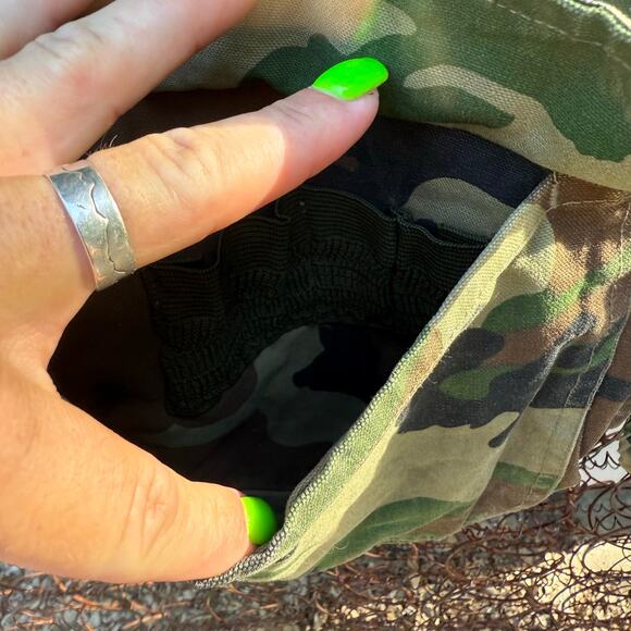 Vintage Big Horn Black Sheep Camo Old School Vest Back Pocket Bird Hunting XL - Picture 5 of 8